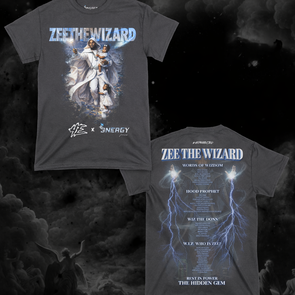 ZeeTheWizard Legacy Oversized Shirt Charcoal Grey | 3nergy Forever